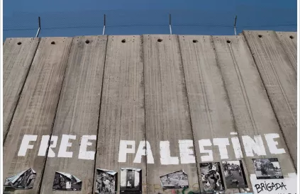 De apartheidsmuur. Foto:  11.be
