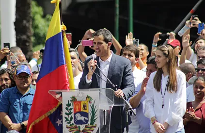 Op 2 februari 2019 zag het er nog goed uit voor Guaidó. Zijn ondergang begon enkele maanden later al. Foto: Alexcocopro/CC BY-SA 4:0
