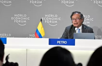 Gustavo Petro Urrego, president van Colombia. Foto: Cristian Garavito Cruz, regering van Colombia. 