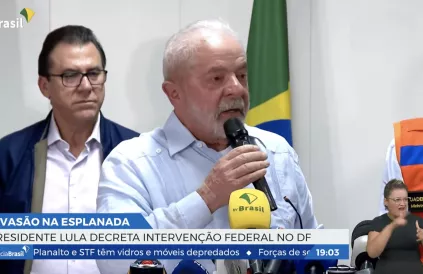 Drie uur na de bestorming had Lula de situatie al onder controle. Foto: TVBrasil.gov/CC BY-SA 3:0