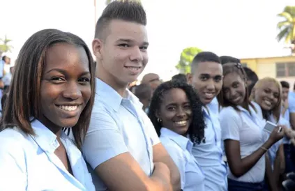 Cubaanse jongeren. Foto: Anabel Díaz, Granma.