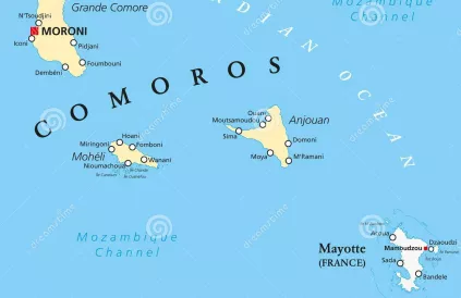 In 1976 scheurde Frankrijk het eiland Mayotte af van de Comoren, tegen het internationaal recht in. Foto: Dreamstime.com
