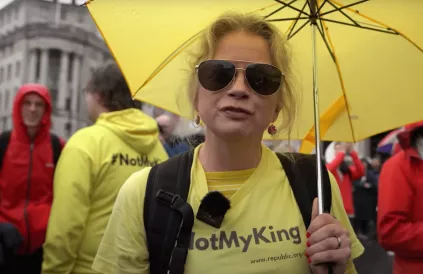#NotMyKing. Foto: Screenshot YouTube Times Radio