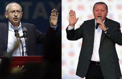 Kemal Kılıçdaroğlu en Recep Tayyip Erdoğan. Foto: Hilmi Hacaloğlu, Public domain