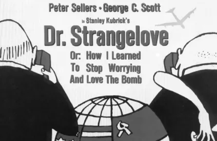Filmposter Dr Stangelove, or how I learned to stop worrying and love the bomb