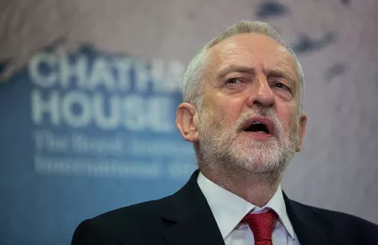 De mediahetze tegen Corbyn was zonder precedent in de Britse naoorlogse geschiedenis. Foto: Chatham House/CC BY-SA 2:0