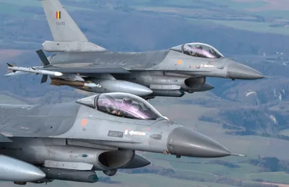 Belgische F16, nog niet klaar voor Oekraïne? Foto: kleinbrogelbase.be