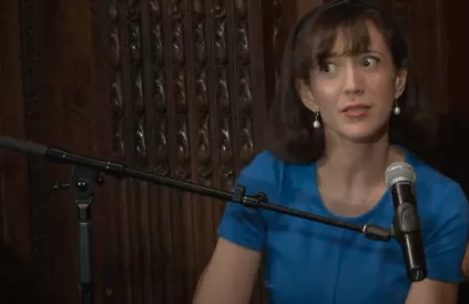 Dasha Kiper. Screenshot YouTube New York Public Library