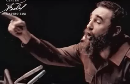 Beeld: Screenshot speech Fidel Castro in 1979 tijdens VN Algemene Vergadering. 