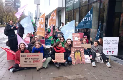 Foto: Vrouwenraad, Femma, Furia, Ella, Rebelle, Crisiskabinet Kinderopvang