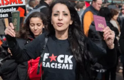Demonstratie tegen racisme, na de minder Marokkanen-uitspraak van Geert Wilders in 2014. Foto: Alex Proimos (CC) 