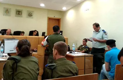 Militaire rechtbanken oordelen over Palestijnen in de bezette gebieden. Ze beantwoorden aan geen enkel principe van billijke rechtspraak. Foto: addameer.org