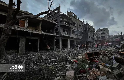 Gaza in puin. Foto: Saleh Najm & Anas Sharif/CC BY-SA 4:0
