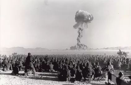 ZIjn de VS bereid tot een kernoorlog om hun economische suprematie over China te behouden? (Test Nevada 1951). Foto: US Government/Public Domain