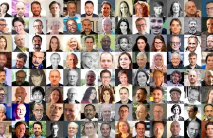 1100 onderzoeksjournalisten in 91 landen ondertekenden een oproep ter verdediging van Julian Assange. Marc Reynebeau nog niet. Foto: speak-up-for-assange.org