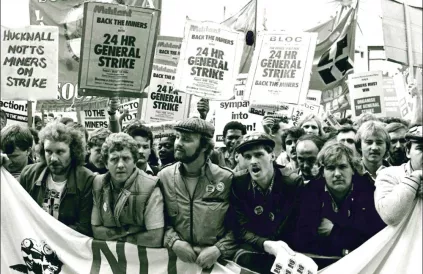 Een van de vele betogingen. Foto: socialistparty.org.uk