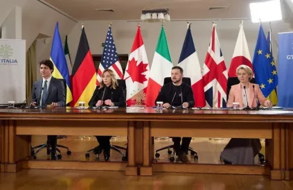 G7 top februari 2024. Foto: Regering Oekraïne.