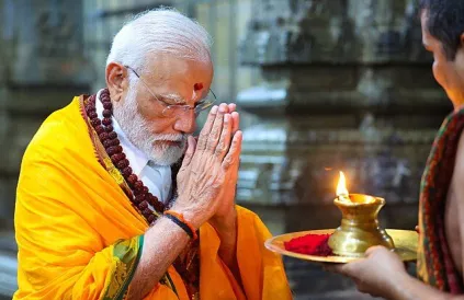 Indisch premier Narendra Modi. Foto: Prime Minister's Office Government Open Data License – India