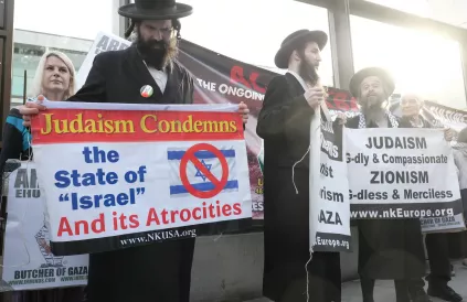 Orthodoxe Joden veroordelen de staat Israël en zijn wreedheden. Foto: Alisdare Hickson, Flickr / CC BY-SA 2.0 DEED