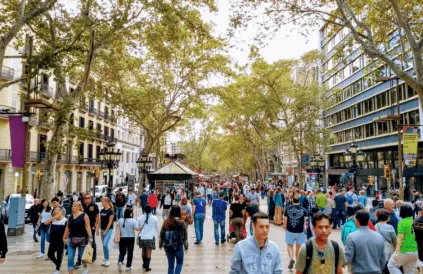 La Rambla in Barcelona. Foto: Jinx Vilhas, Wikimedia Commons / CC BY-SA 4.0