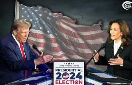 Trump-Harris, zoek de verschillen. Foto: Al Mayadeen Español