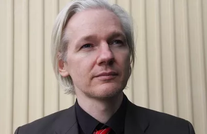 Julian Assange in 2010, nog enkele maanden vrij. Foto: Espen Moe/CC BY-SA 2:0