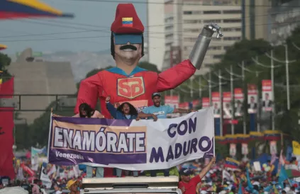 Verkiezingsoptocht ten voordele van Nicolas Maduro, 26 juli 2024. Foto: REDH