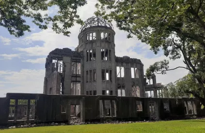 Vredesmonument van Hiroshima (Genbakukoepel). Foto: Ludo De Brabander