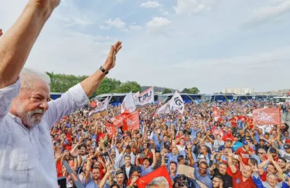 Lula op zijn best, tijdens campagnes (2022). Foto: X @LulaOficial