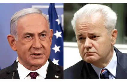 Zal Benjamin Netanyahu net als de voormalige Joegoslavische leider Slobodan Milosevic in Den Haag belanden? Foto: Ministerie van Defensie van de VS, Declassified UK. 