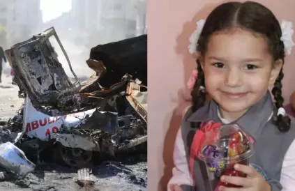 Hind Rajab (3 mei 2018 - 29 januari 2024). Foto: Palestijnse Rode Halve Maan