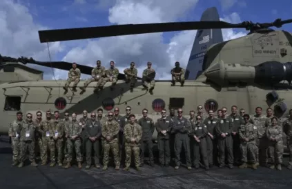 De Boeing 'Chinook' helikopter is genaamd naar een volk dat door Europese kolonisten werd uitgemoord. Ze zijn nog met 3000. Foto: USAF/Public Domain