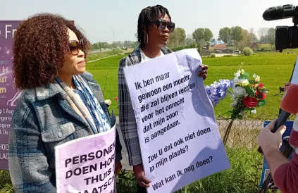 Efua Agyepong, mama van Francis Aerts. Foto: Pol Dhuyvetter