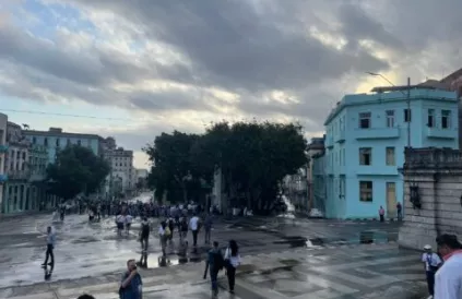 Grijze wolken van de blokkade boven Havana? Foto: Youna MUlock Houwer