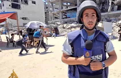Anas al-Sharif, journalist (1996-2025). Foto YouTube Al Jazeera