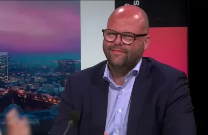 Wouter Duyck in De Afspraak. Beeld: Screenshot VRT