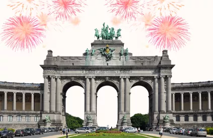 Triomfboog van Jubelpark Brussel. Foto: Marc Ryckaert, CC BY 3.0