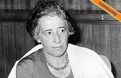 Hannah Arendt (1958). Foto: Levan Ramishvili/Flickr