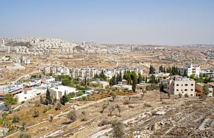 Illegale Israëlische nederzetting op de Westbank. Foto: Flickr/ CC BY-SA 2.0/ Denis Jarvis 