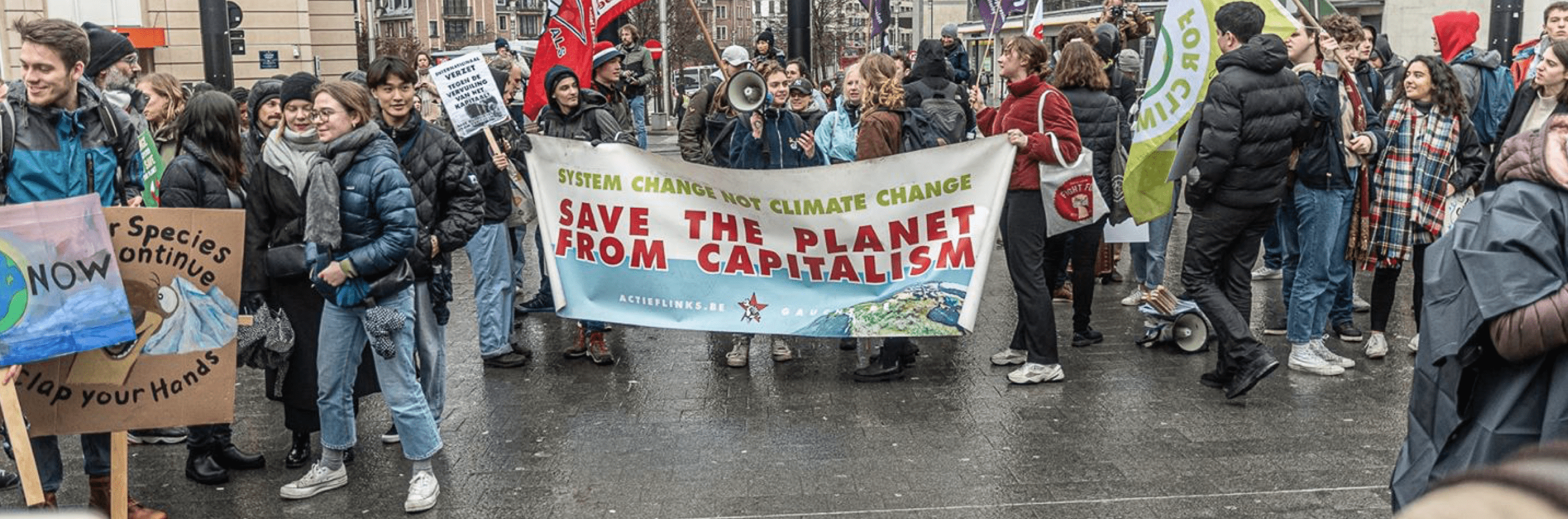 Climate Strike in Brussel op 6 maart met Greta Thunberg.