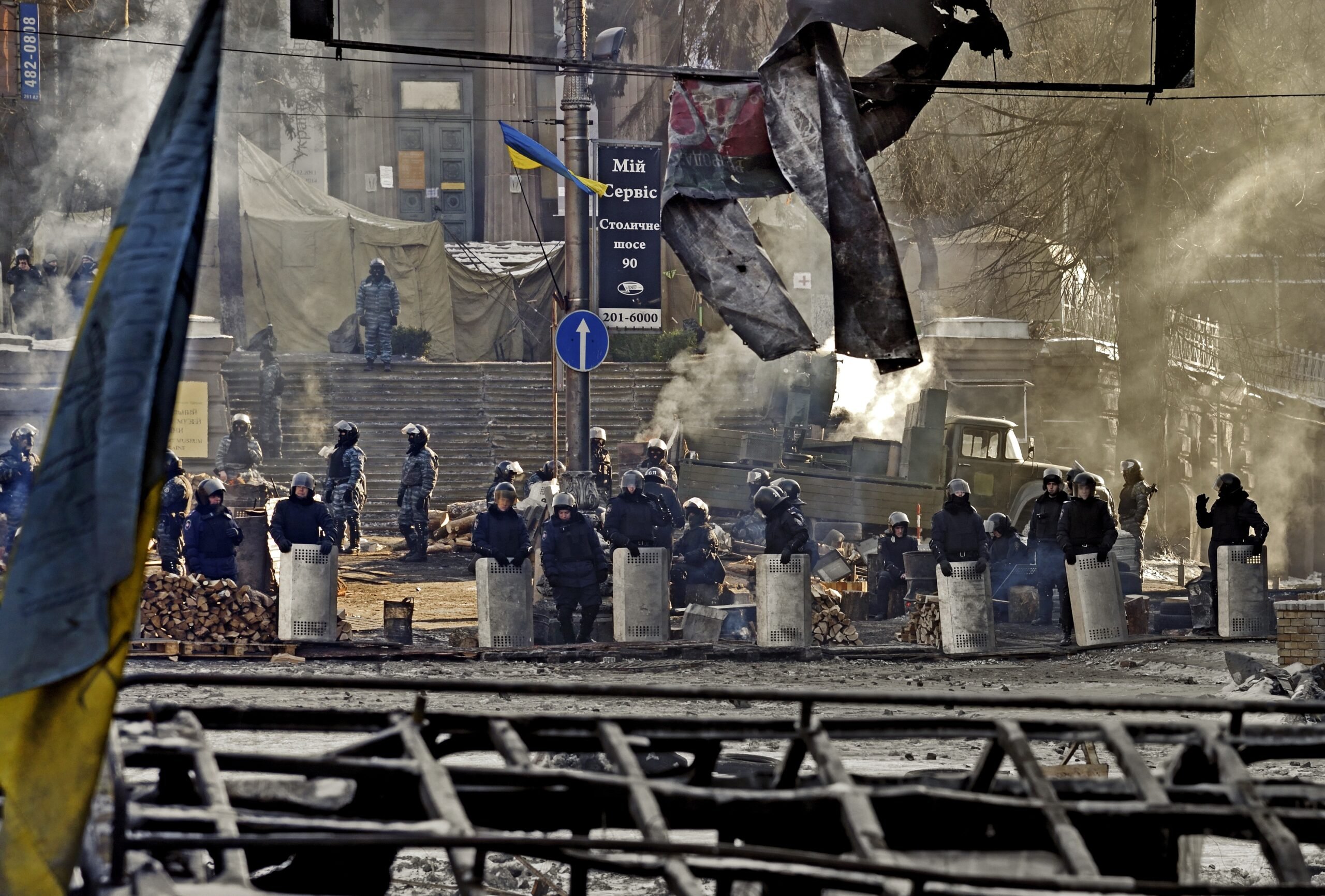 Euromaidan 2014 in Kyiv. Inverse world. Foto: Ввласенко (Wikimedia Commons)