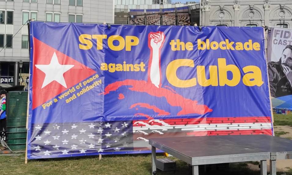 actie blokkade tegen Cuba