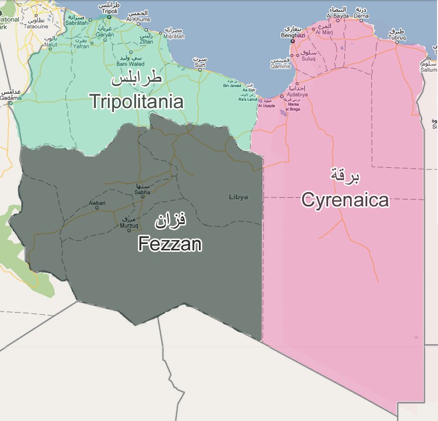 Libië regio's