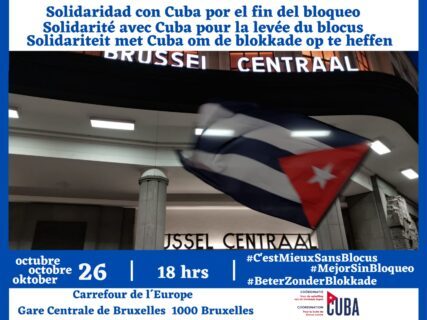 Actie Solidair met Cuba 26 10 22